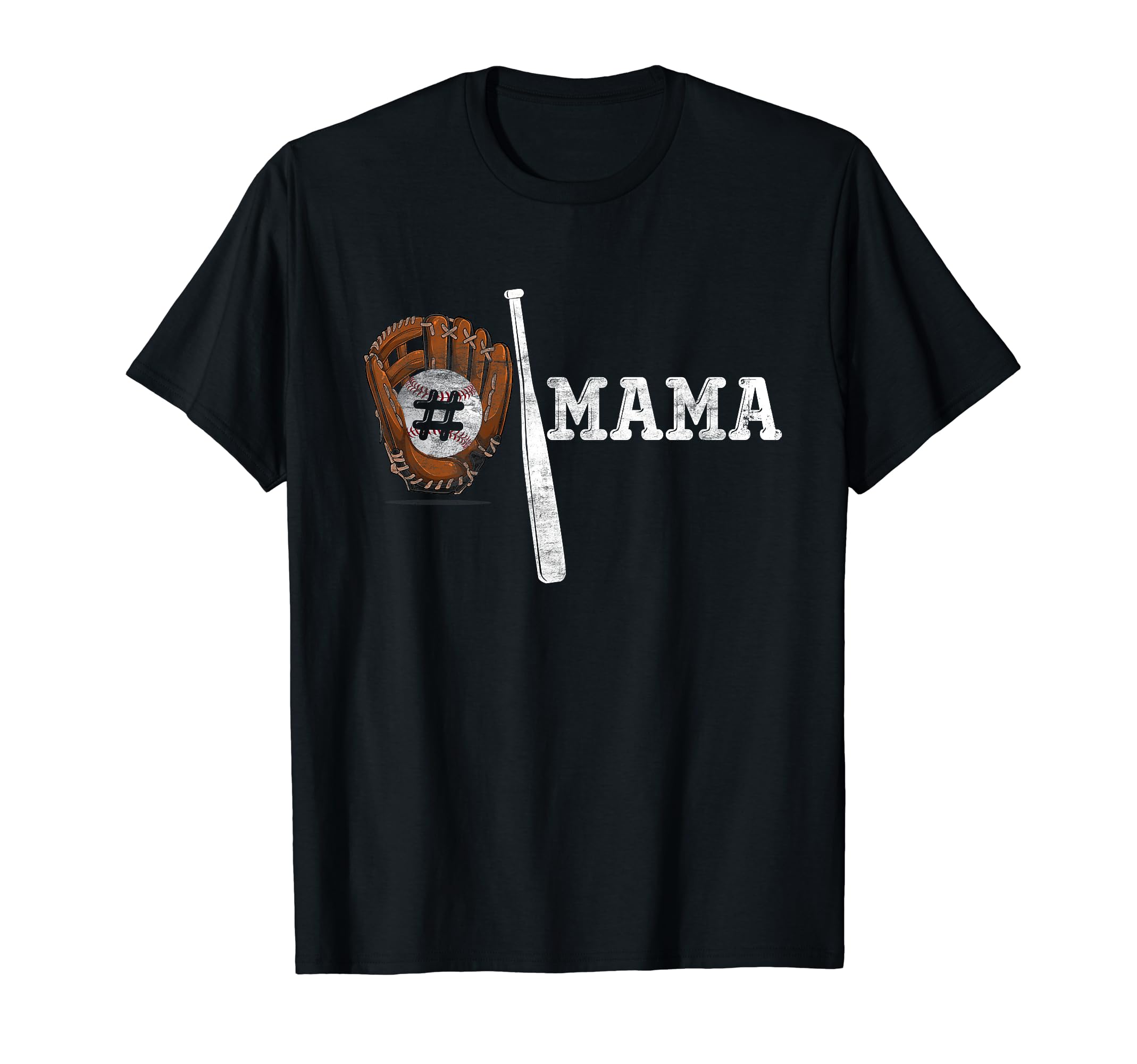 Number One Baseball Mama Mothers Day T-Shirt - Trendy Graphic for Adults - T-Shirt, Sweatshirt, Hoodie