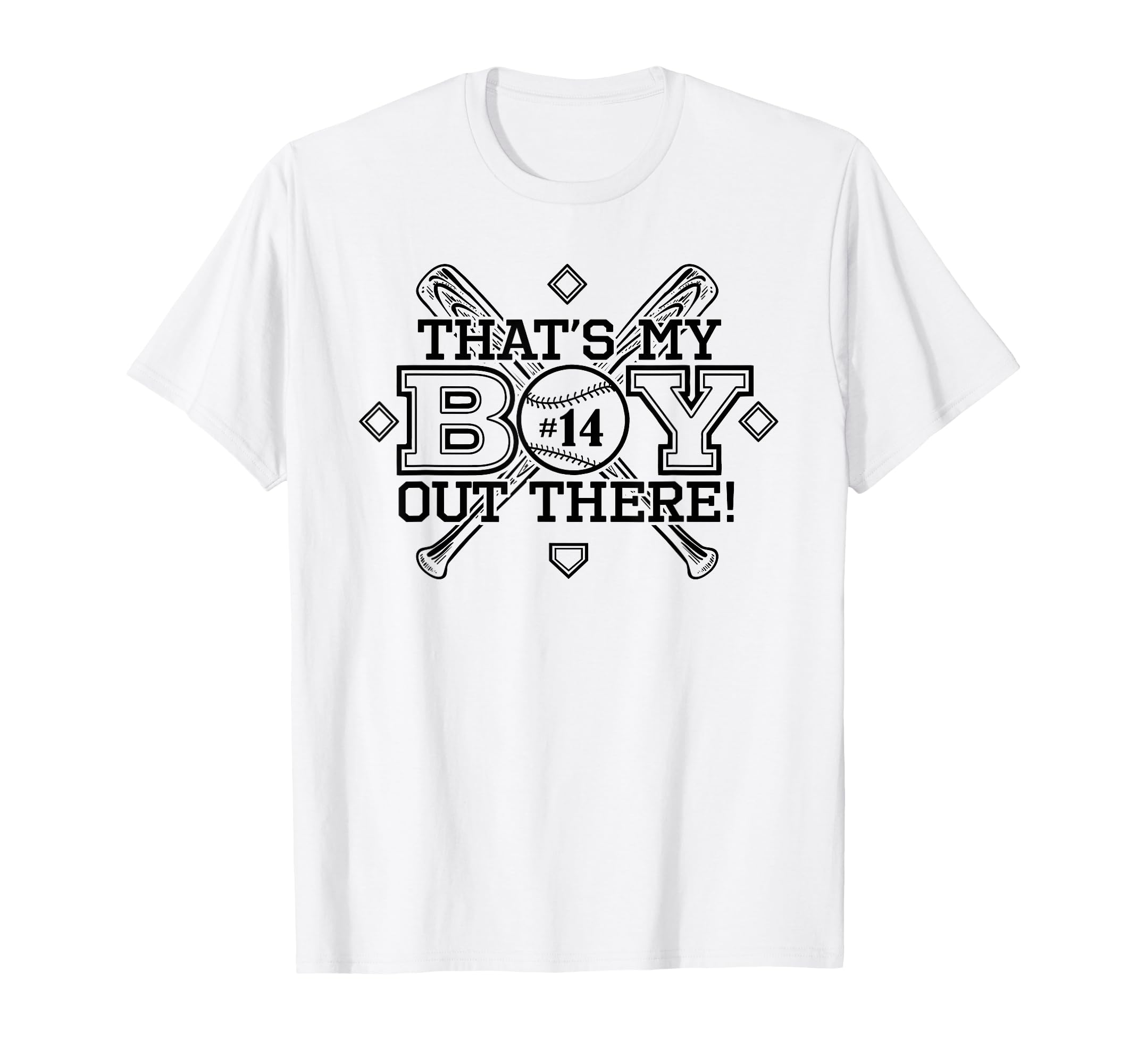 Baseball Mom Dad Thats My Proud T-Shirt - Fun Novelty Design for Adults - T-Shirt, Sweatshirt, Hoodie