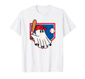Baseball Ghost Sports Ghost Baseball T-Shirt - Custom Art Print Unisex - T-Shirt, Sweatshirt, Hoodie