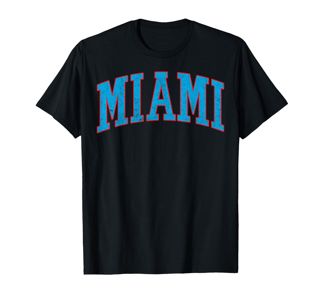 Miami Varsity Sports T-Shirt - Fun Novelty Design for Adults - T-Shirt, Sweatshirt, Hoodie