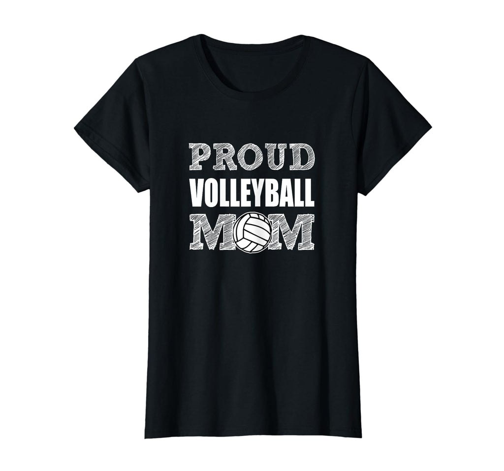 Proud Volleyball Mom Gift T-Shirt - Aesthetic Graphic for Adults - T-Shirt, Sweatshirt, Hoodie