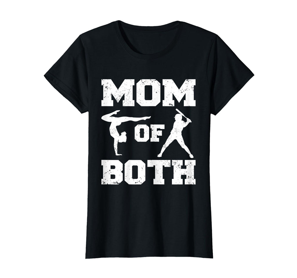Mom Both Funny Baseball Gymnastics Mom T-Shirt - Custom Art Print Men Women - T-Shirt, Sweatshirt, Hoodie