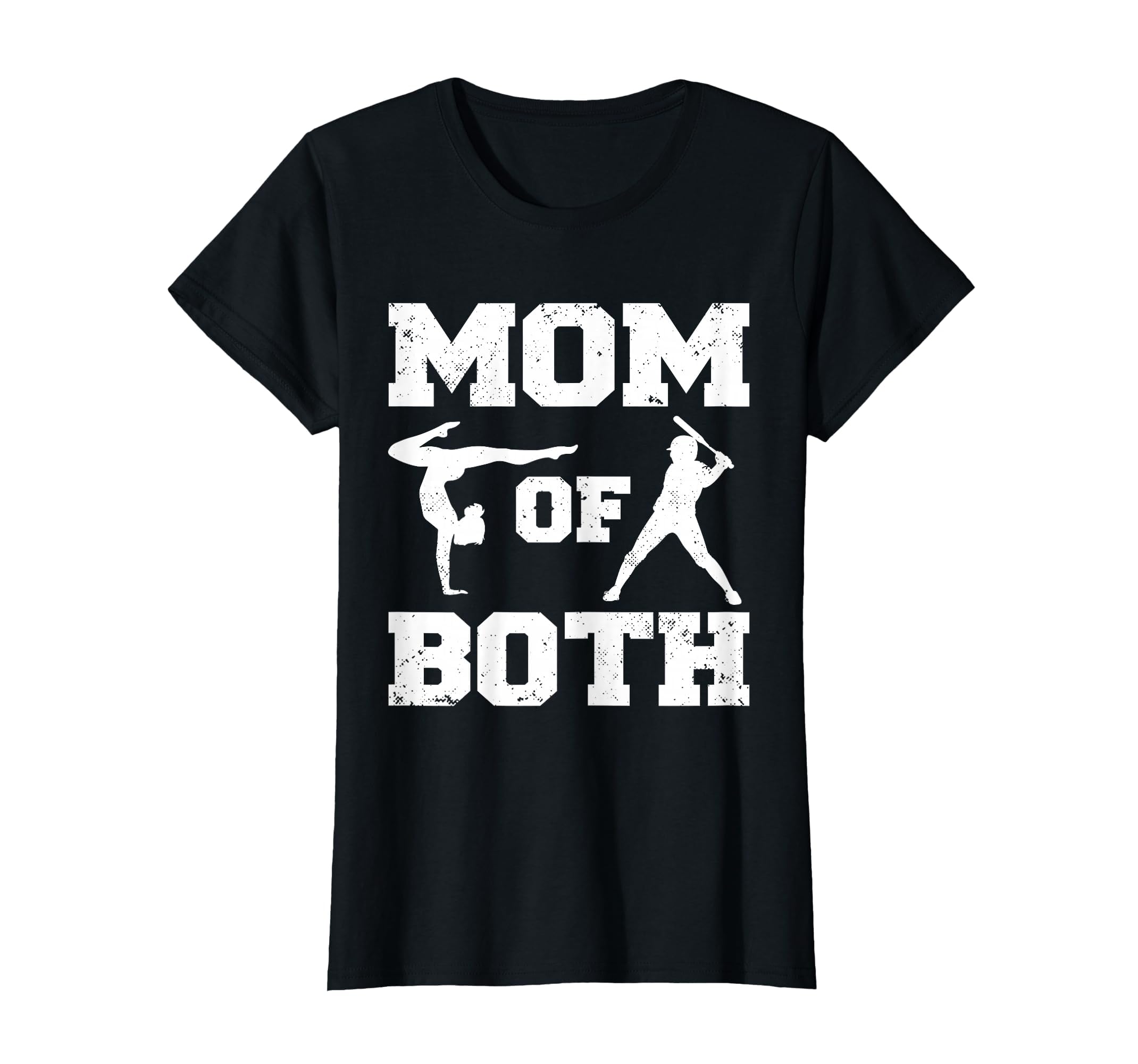 Mom Both Funny Baseball Gymnastics Mom T-Shirt - Custom Art Print Men Women - T-Shirt, Sweatshirt, Hoodie