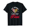 My Heart Is That Field Baseball Proud T-Shirt - Graphic Print for Adults - T-Shirt, Sweatshirt, Hoodie