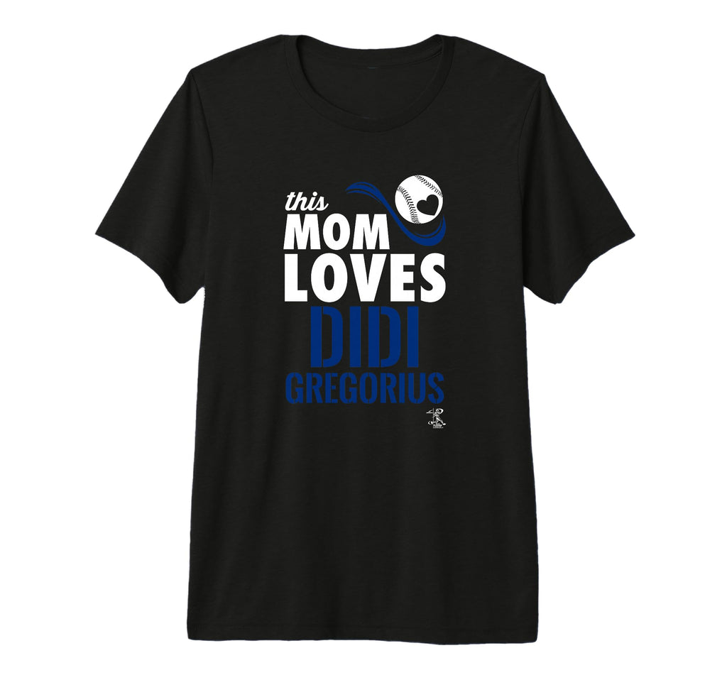 Didi Gregorius This Mom Loves Tri Blend T-Shirt - Novelty Apparel Men Women - T-Shirt, Sweatshirt, Hoodie