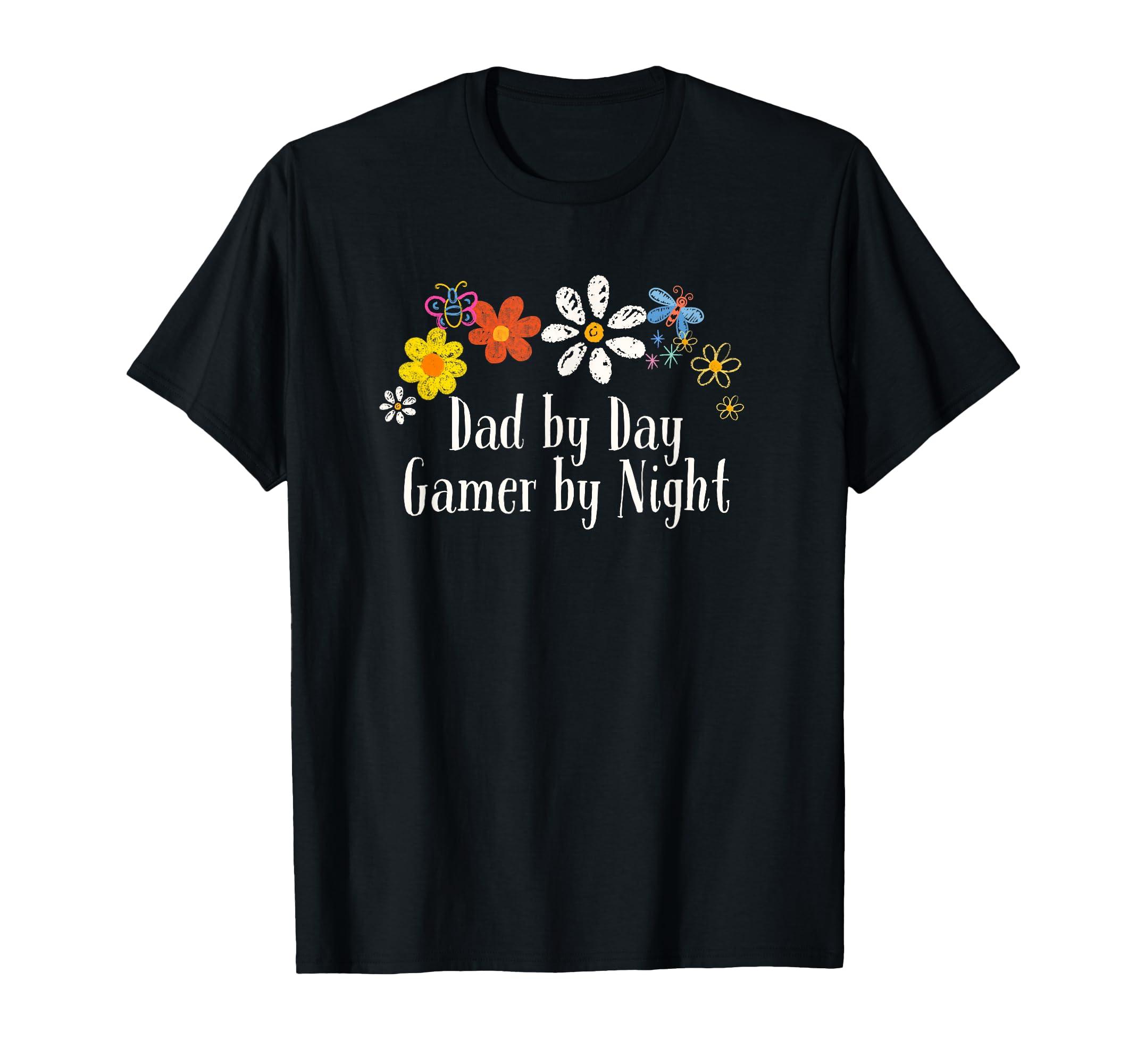 Floral Artwork Art Dad Day Gamer Night T-Shirt - Custom Art Print Unisex - T-Shirt, Sweatshirt, Hoodie
