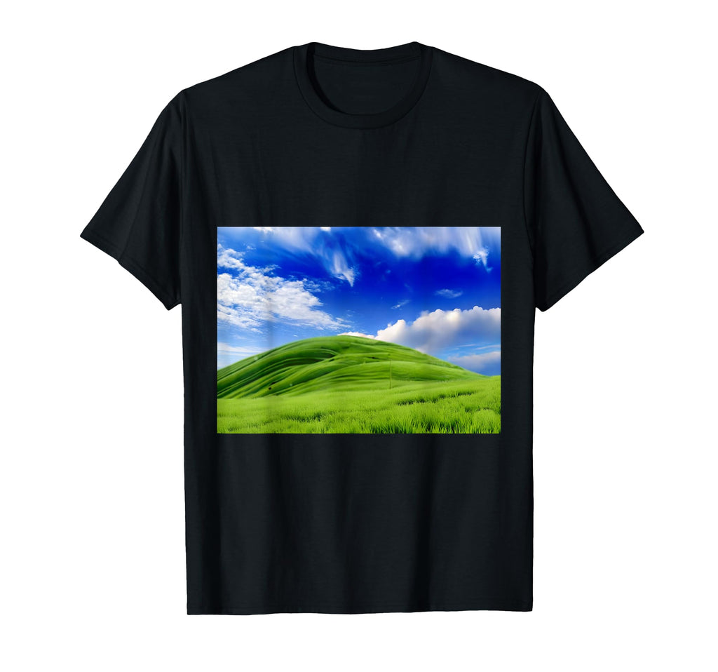 Frutiger Aero Meadow Aesthetic Y2K T-Shirt - Unique Graphic for Adults - T-Shirt, Sweatshirt, Hoodie