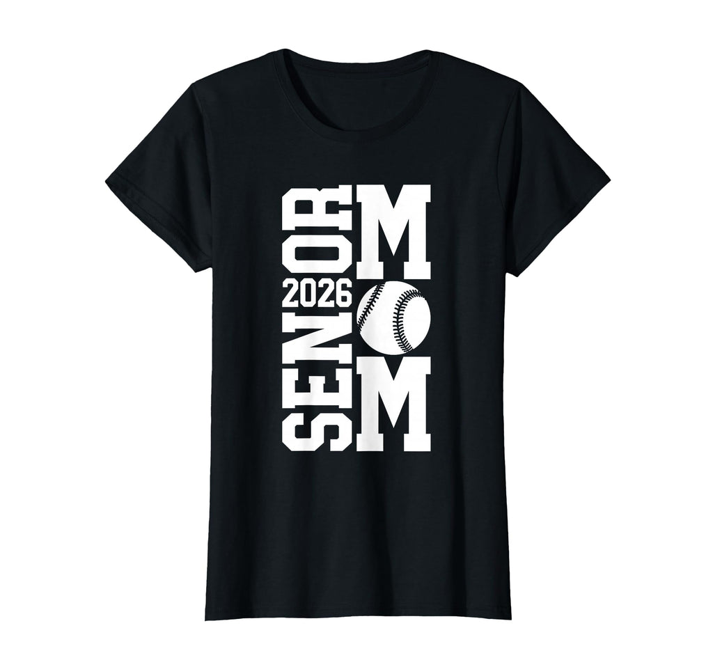 Baseball Senior Mom Class 2026 Senior T-Shirt - Graphic Print for Adults - T-Shirt, Sweatshirt, Hoodie