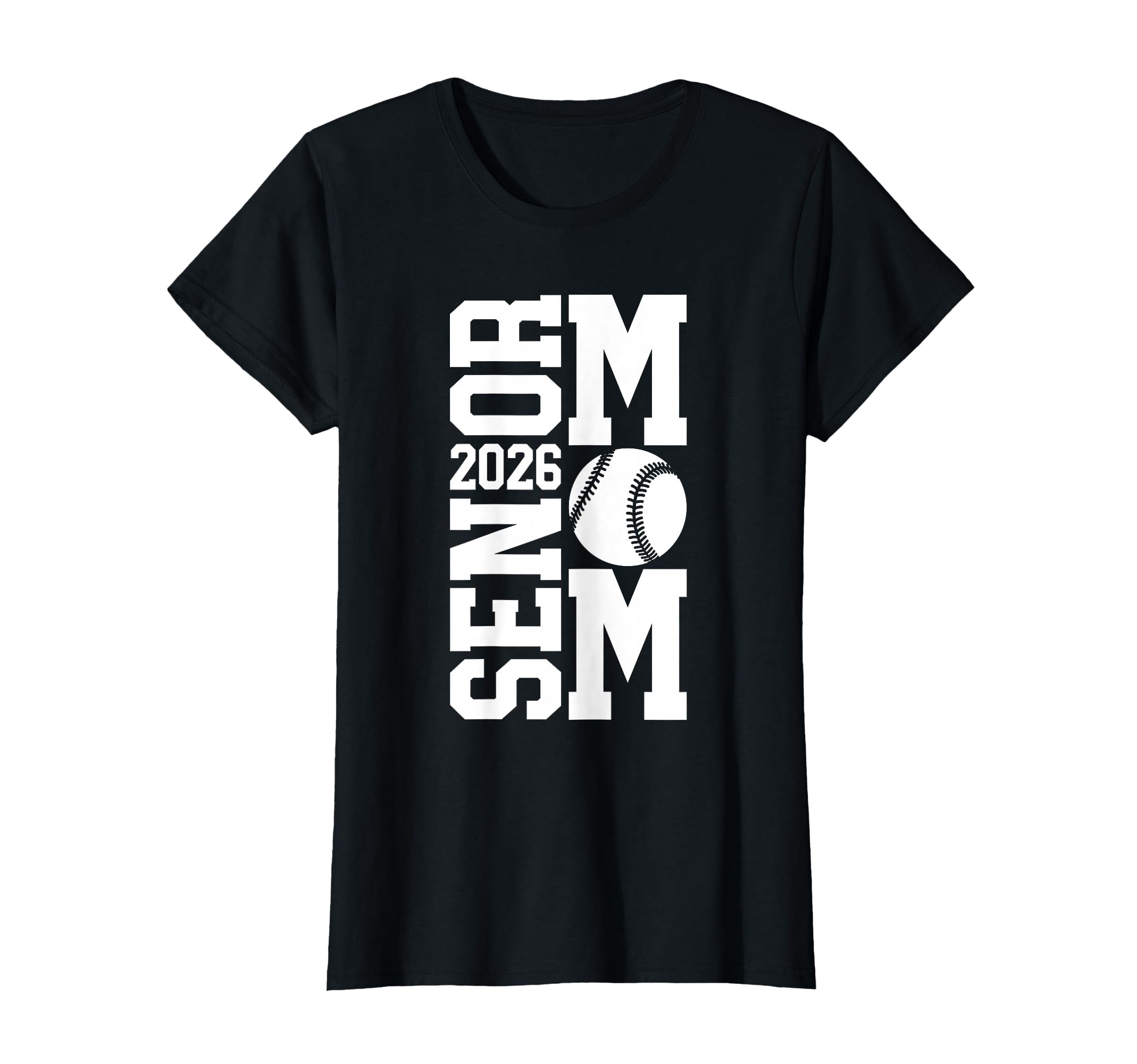 Baseball Senior Mom Class 2026 Senior T-Shirt - Graphic Print for Adults - T-Shirt, Sweatshirt, Hoodie