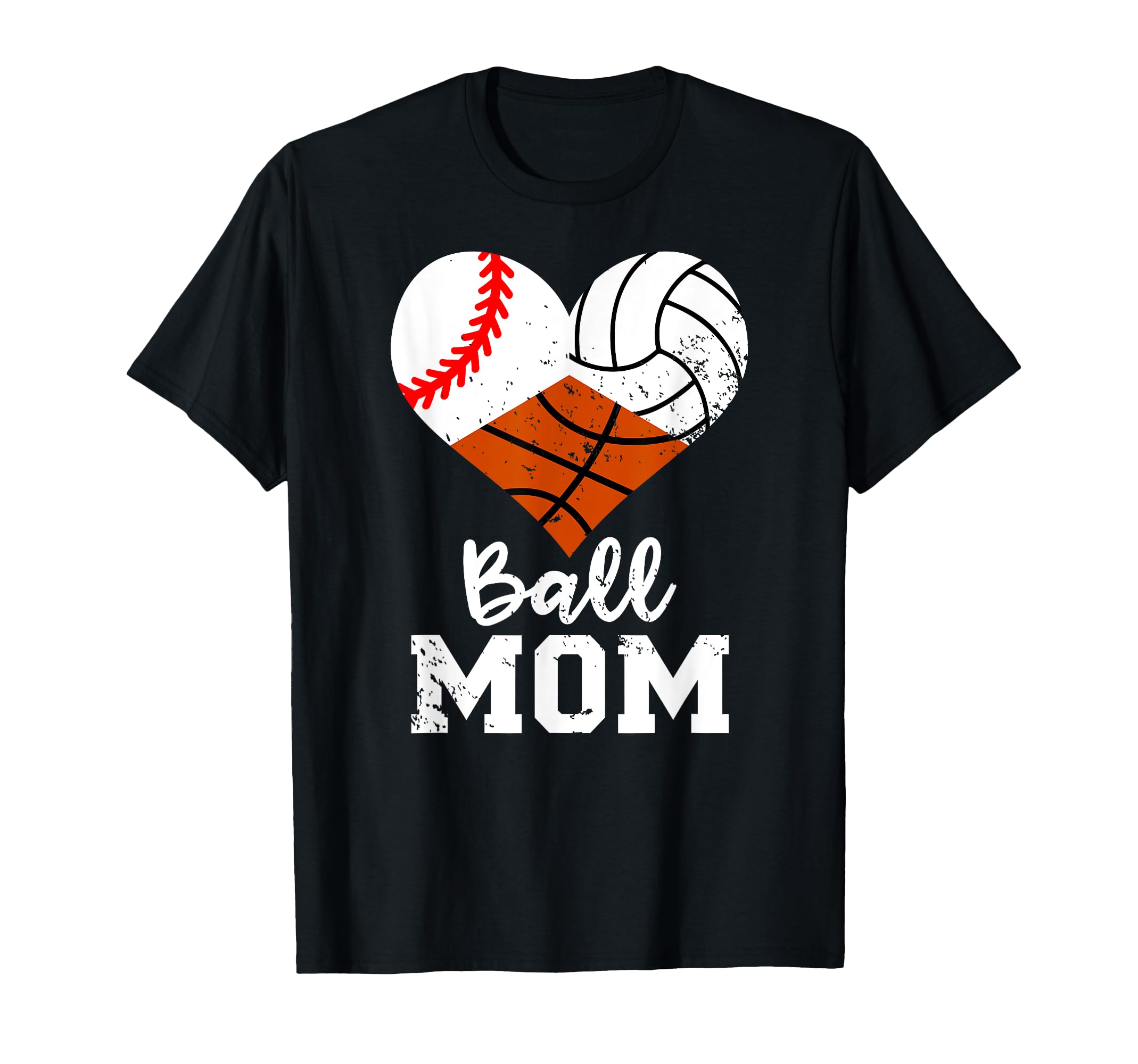 Ball Mom Funny Baseball Volleyball T-Shirt - Streetwear Style Men Women - T-Shirt, Sweatshirt, Hoodie