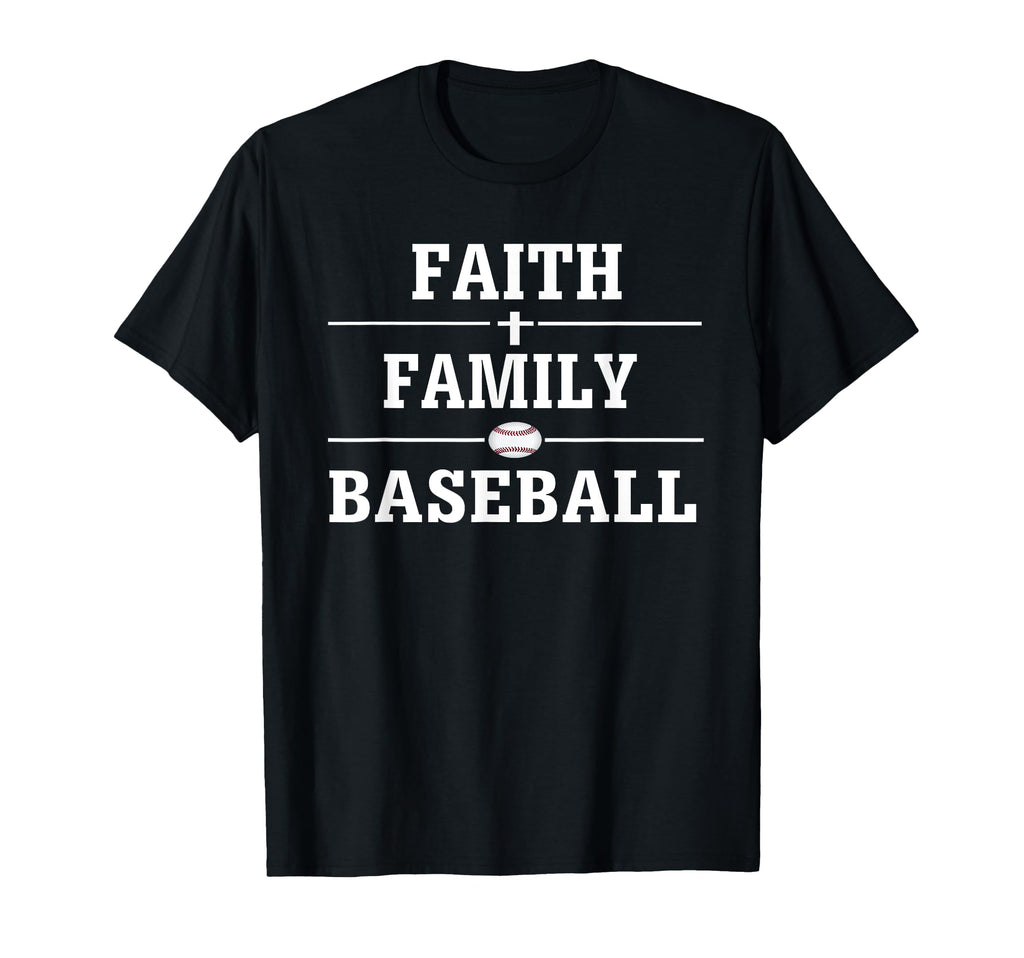Faith Family Baseball T-Shirt - Casual Everyday Wear for Adults - T-Shirt, Sweatshirt, Hoodie