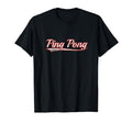 Ping Pong Varsity Distressed Throwback T-Shirt - Streetwear Style Unisex - T-Shirt, Sweatshirt, Hoodie
