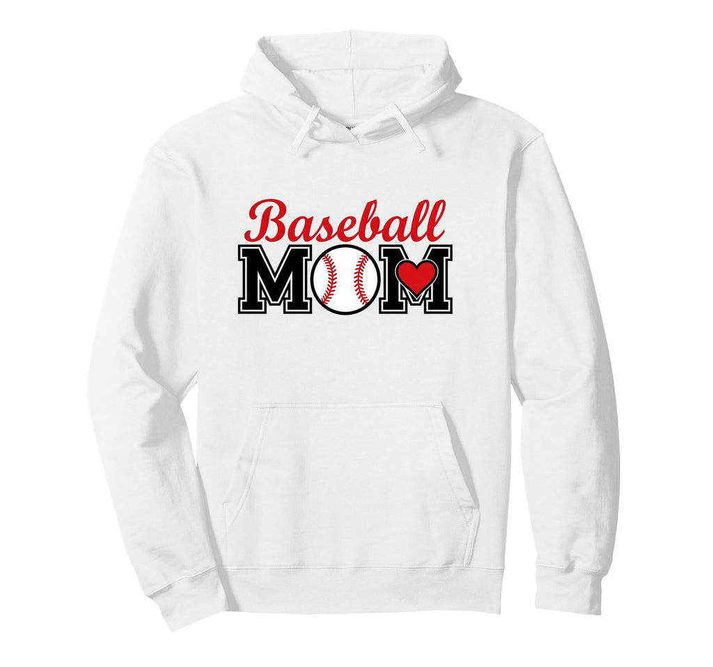 Baseball Mom Funny Game Baseball Day Hoodie - Casual Everyday Wear Unisex - T-Shirt, Sweatshirt, Hoodie