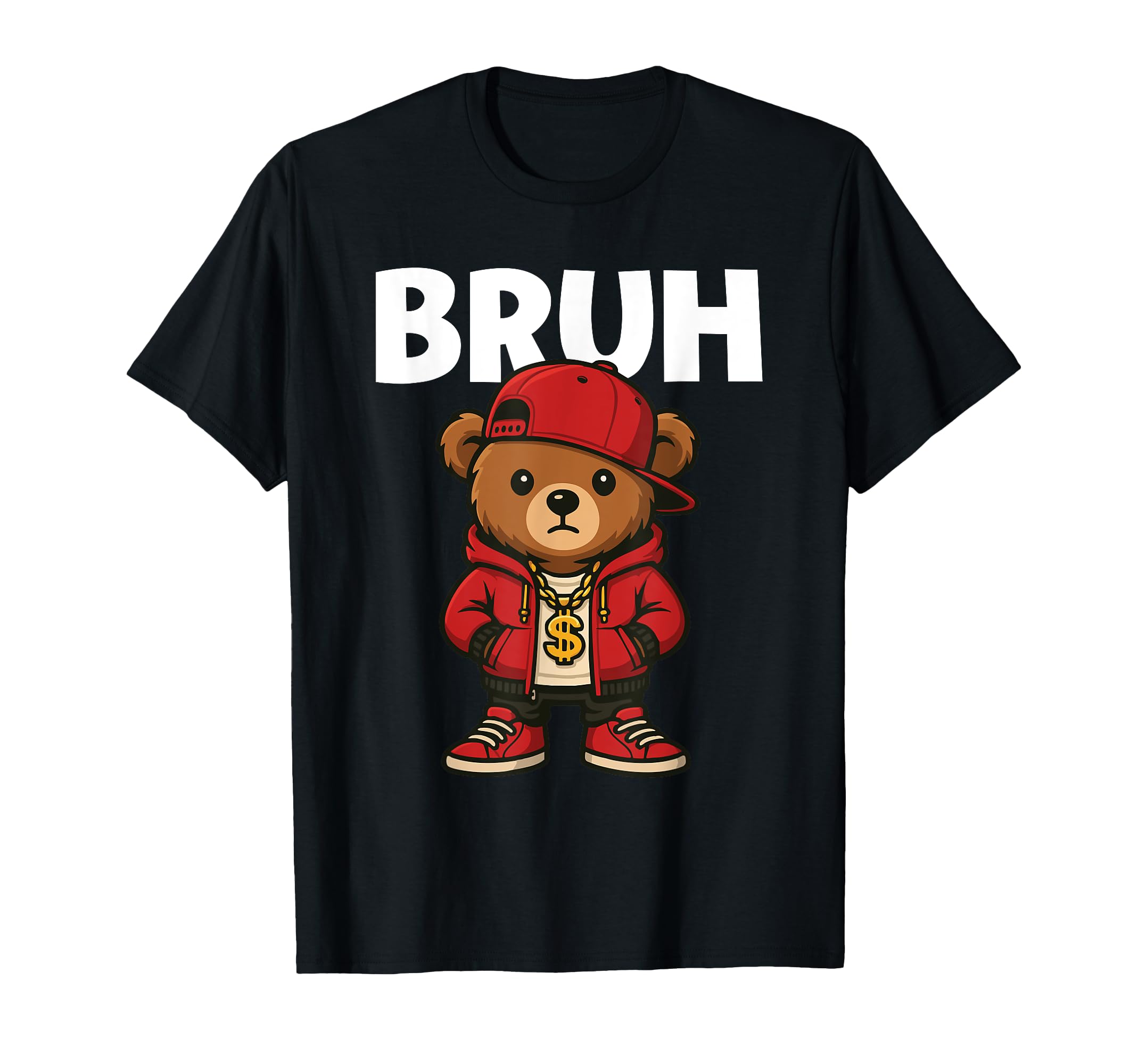 Bruh 80S 90S Old School Hip Hop T-Shirt - Casual Everyday Wear Unisex - T-Shirt, Sweatshirt, Hoodie