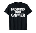 Husband Dad Gamer Gaming Video Game T-Shirt - Minimalist Print Men Women - T-Shirt, Sweatshirt, Hoodie
