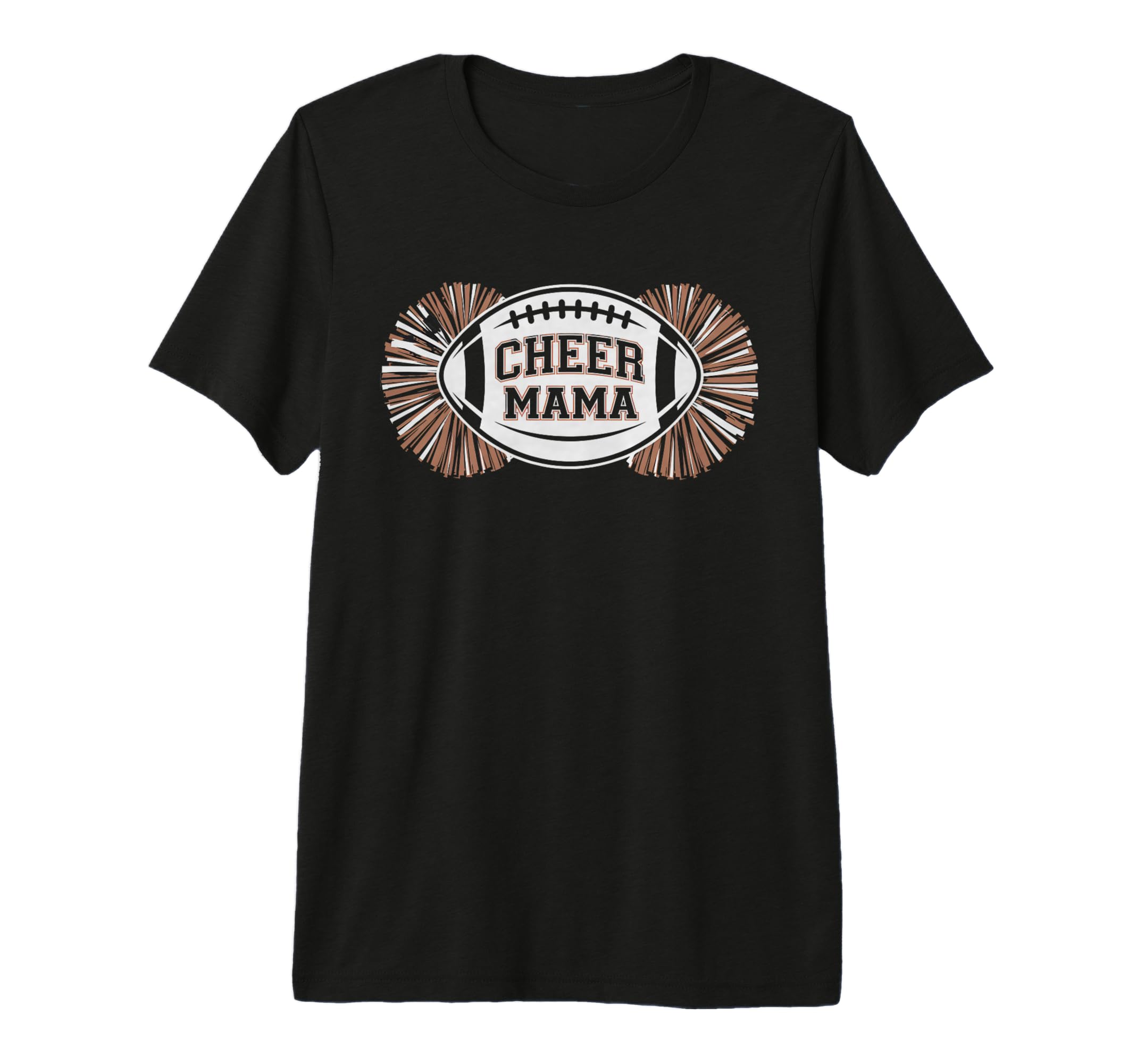 Cheer Mom Mother Bow Cheerleader Game T-Shirt - Minimalist Print Men Women - T-Shirt, Sweatshirt, Hoodie