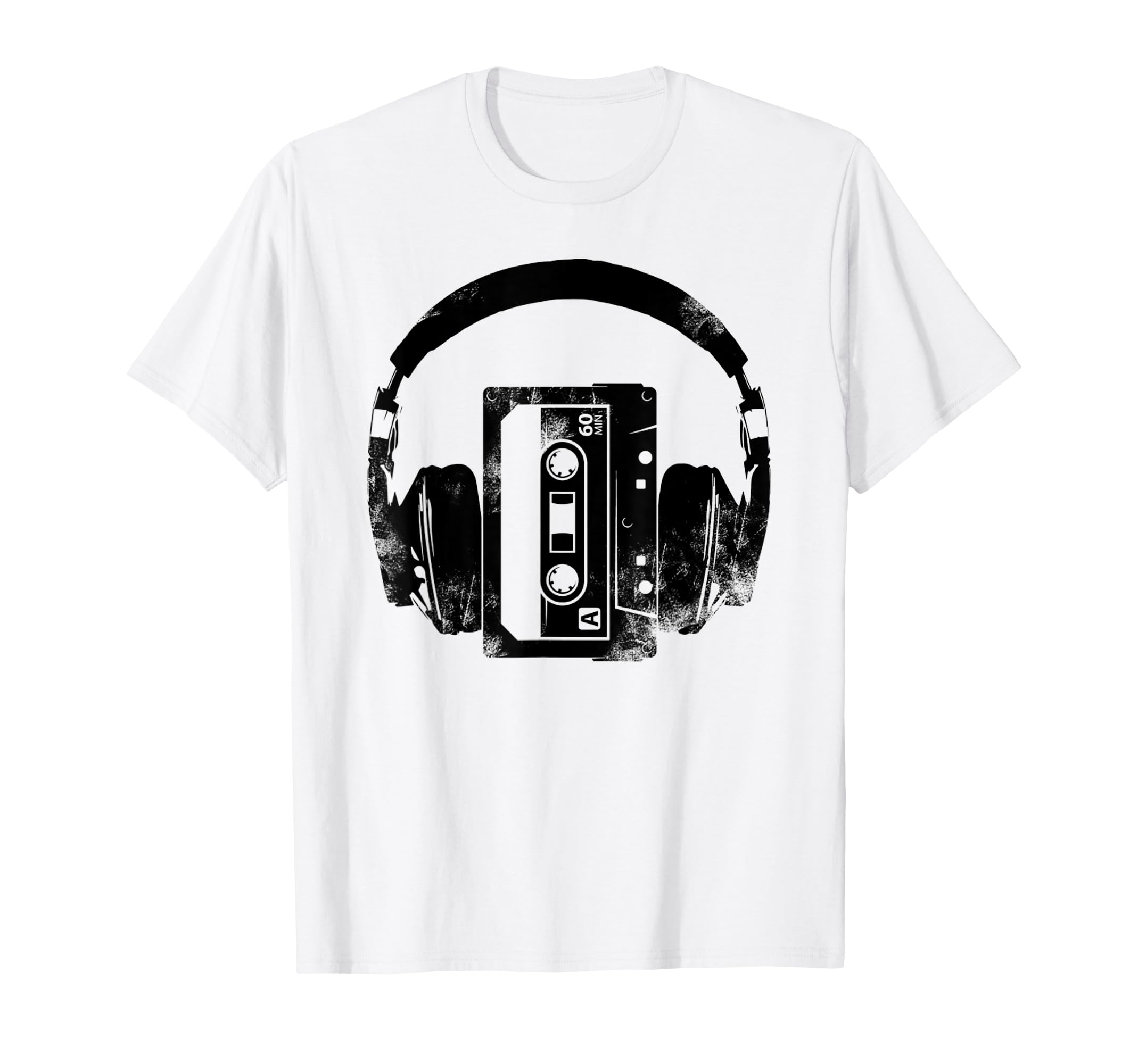 Music Headphone 80S Cassette Tape T-Shirt - Trendy Graphic Men Women - T-Shirt, Sweatshirt, Hoodie