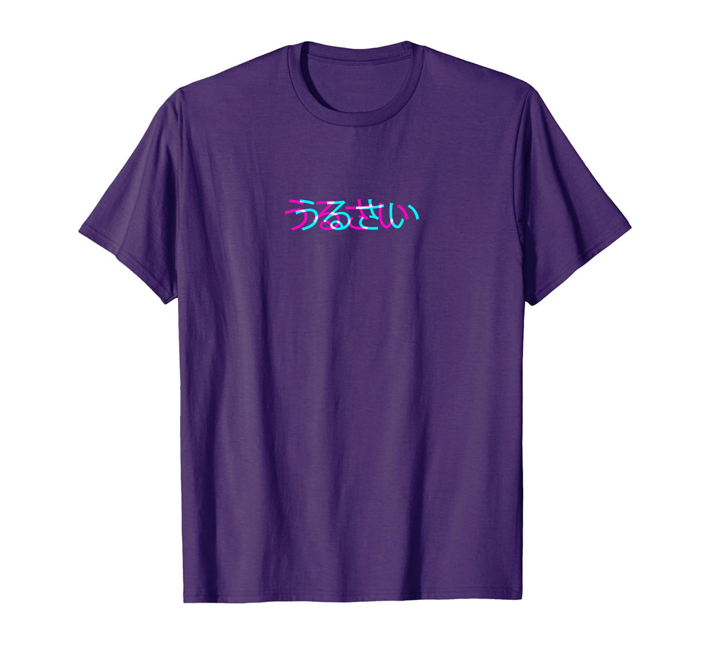 Urusai Japanese Glitch Anime T-Shirt - Custom Art Print Men Women - T-Shirt, Sweatshirt, Hoodie