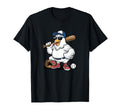 Baseball Playing Chicken Funny T-Shirt - Casual Everyday Wear Men Women - T-Shirt, Sweatshirt, Hoodie