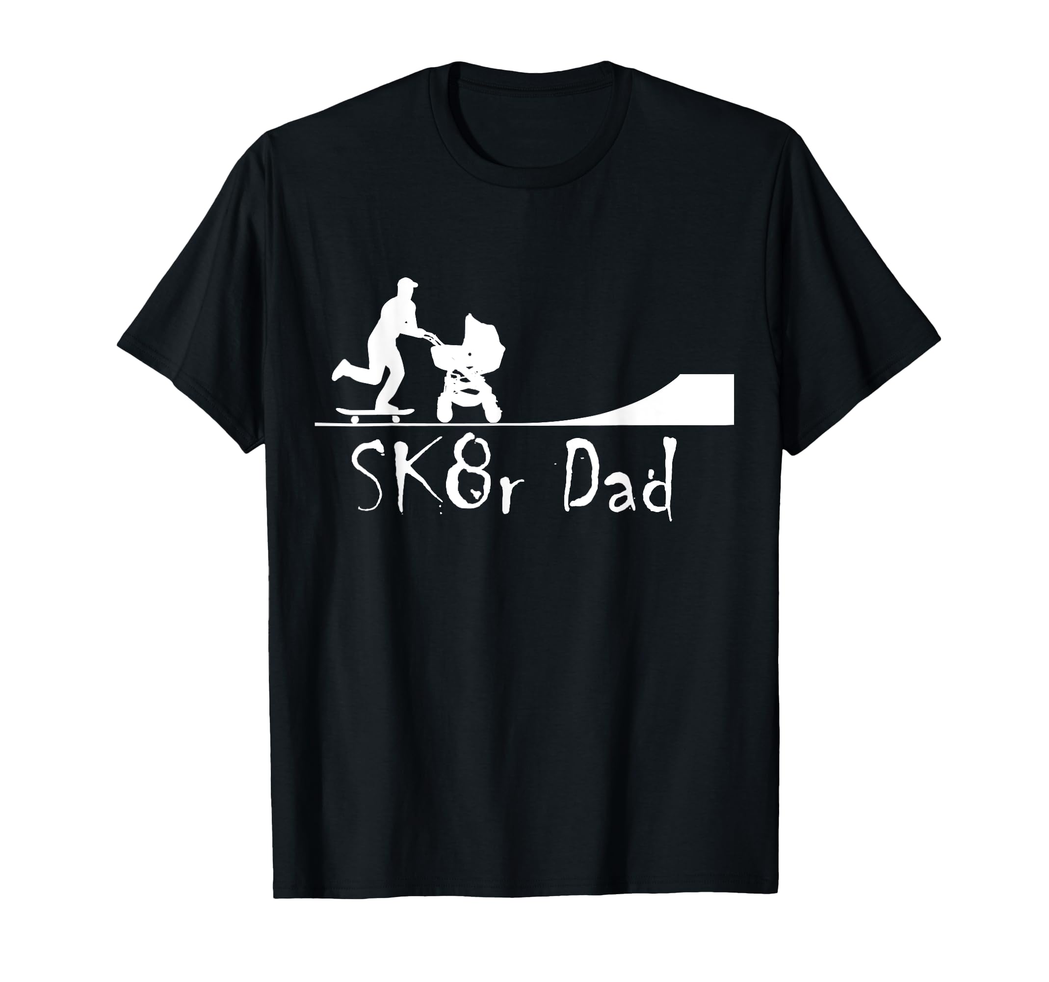 Sk8R Dad Skateboarding Dad And Skater T-Shirt - Aesthetic Graphic Unisex - T-Shirt, Sweatshirt, Hoodie