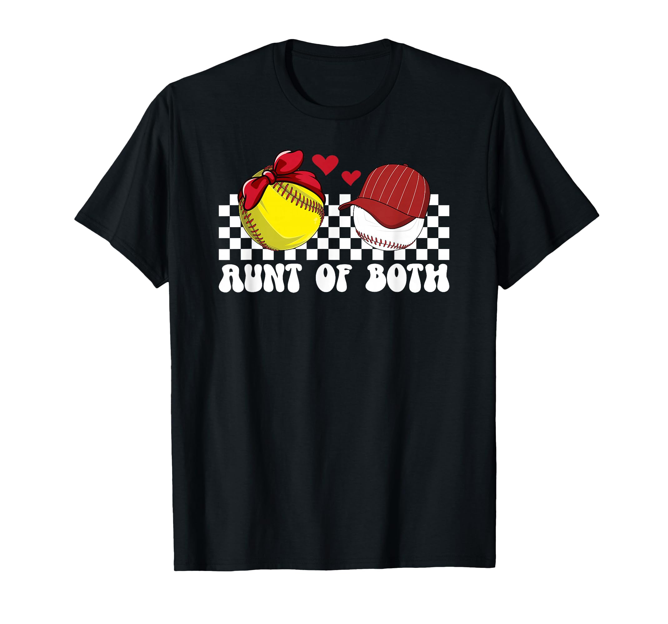 Aunt Both Proud Softball Baseball Aunt T-Shirt - Streetwear Style Men Women - T-Shirt, Sweatshirt, Hoodie