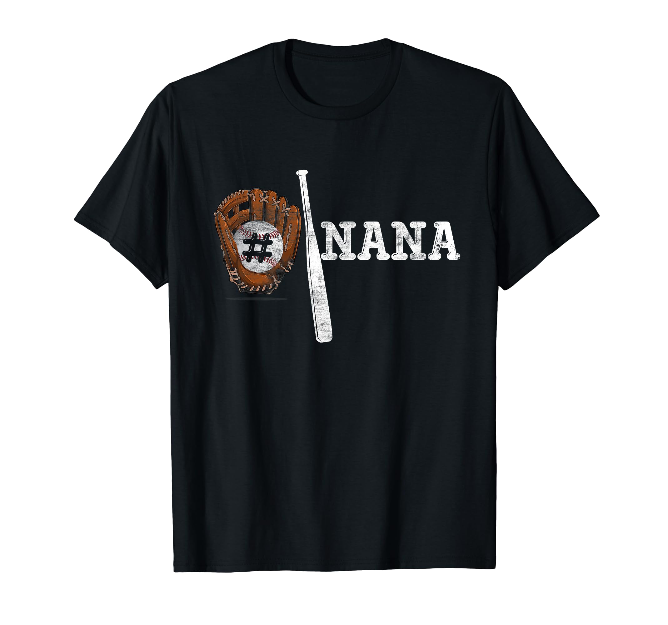 Number One Baseball Nana Mothers Day T-Shirt - Novelty Apparel for Adults - T-Shirt, Sweatshirt, Hoodie