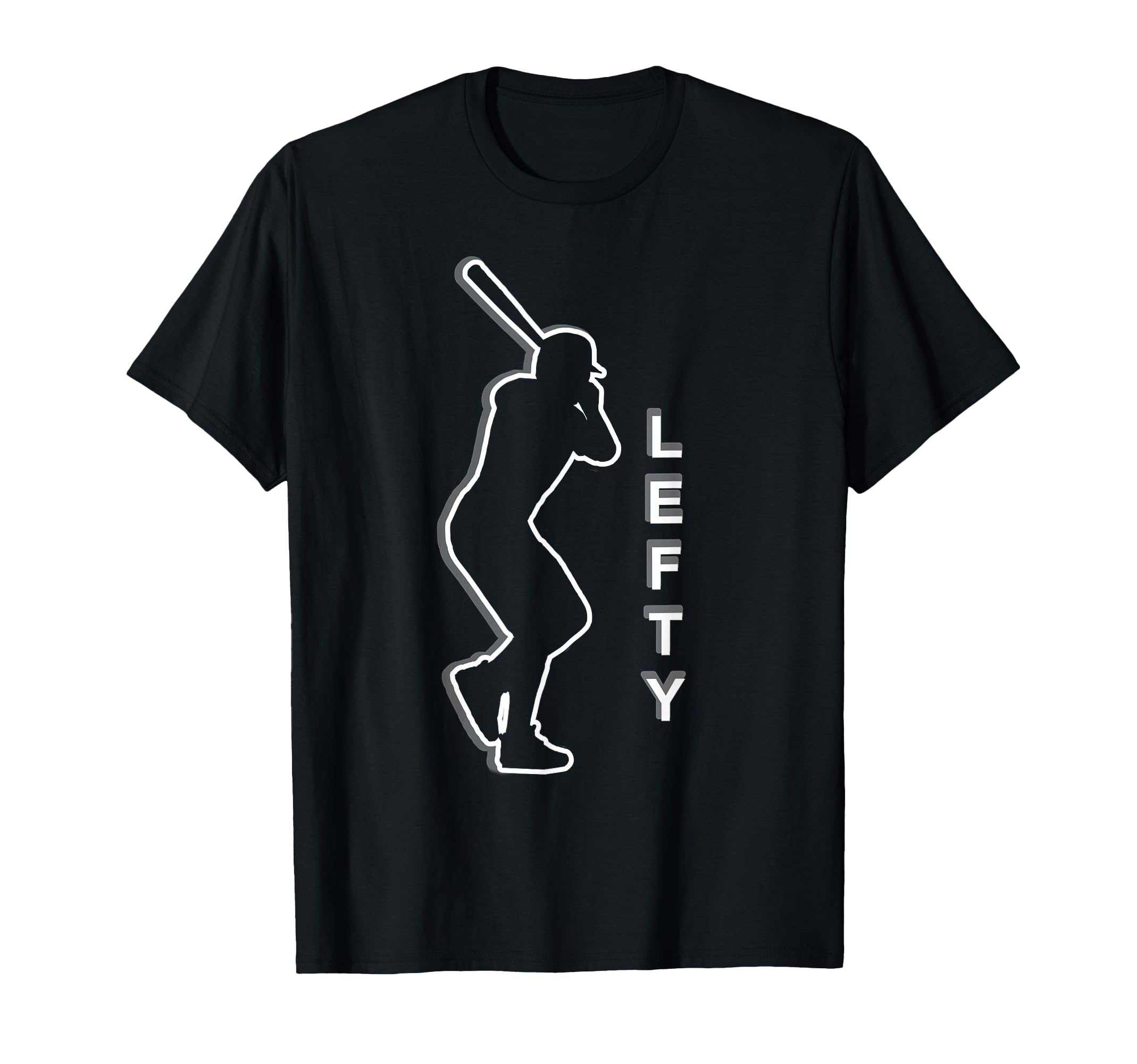 Baseball Softball Lefty Pride Left T-Shirt - Aesthetic Graphic Men Women - T-Shirt, Sweatshirt, Hoodie