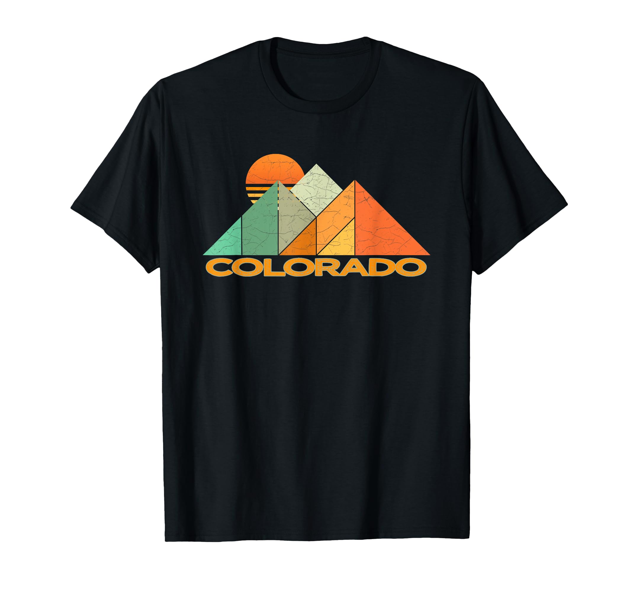 Colorado Distressed T-Shirt - Fun Novelty Design for Adults - T-Shirt, Sweatshirt, Hoodie