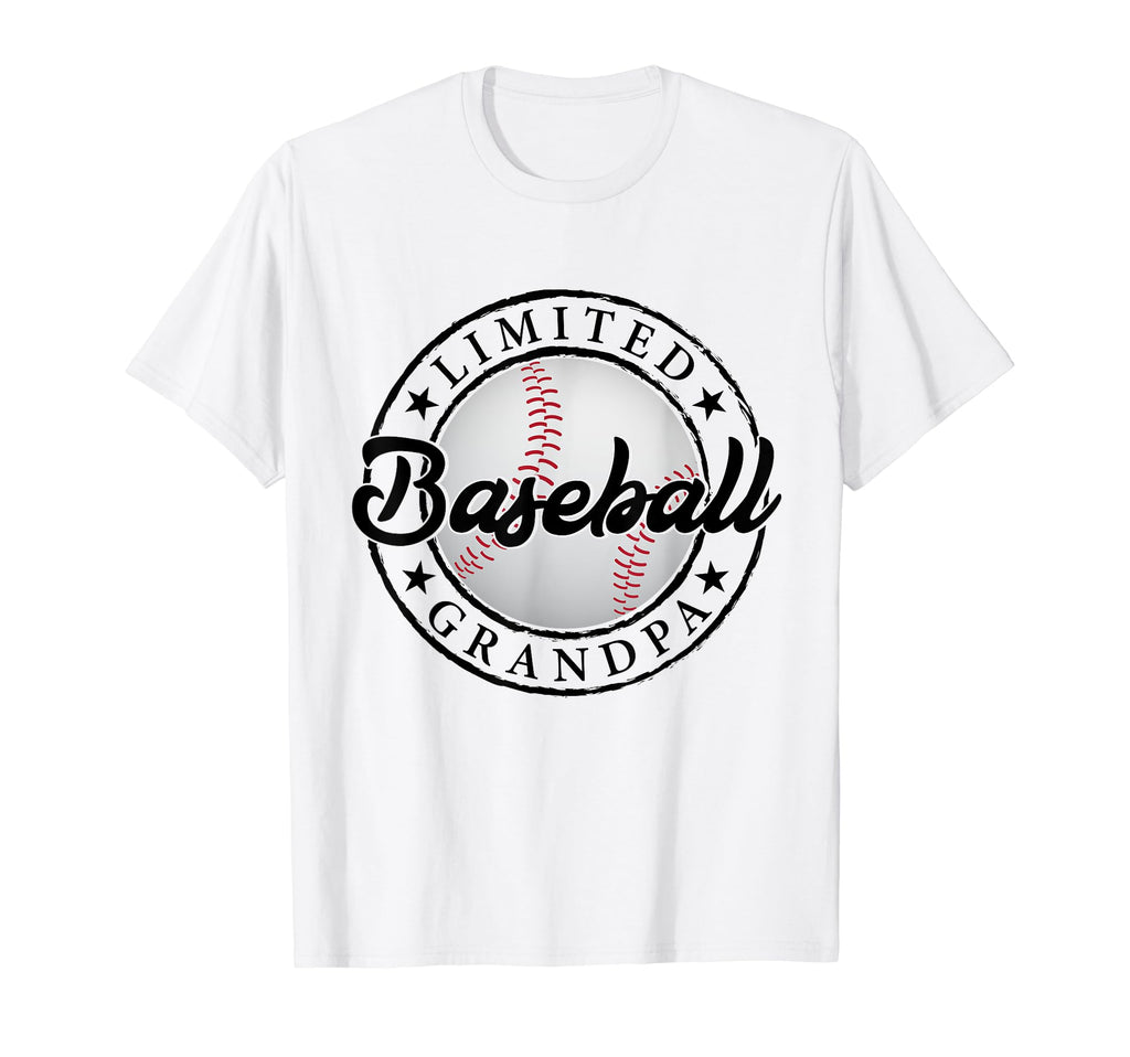 Baseball Grandpa Funny Fathers Day T-Shirt - Custom Art Print for Adults - T-Shirt, Sweatshirt, Hoodie