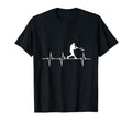 Funny Heartbeat Baseball Player Sports T-Shirt - Novelty Apparel for Adults - T-Shirt, Sweatshirt, Hoodie