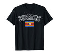 Eswatini Flag Distressed Heritage T-Shirt - Casual Everyday Wear for Adults - T-Shirt, Sweatshirt, Hoodie