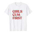 Cum First Y2K Aesthetic Trendy T-Shirt - Streetwear Style Men Women - T-Shirt, Sweatshirt, Hoodie