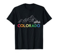 Colorado Pride Hiking Rainbow Mountains T-Shirt - Trendy Graphic Unisex - T-Shirt, Sweatshirt, Hoodie