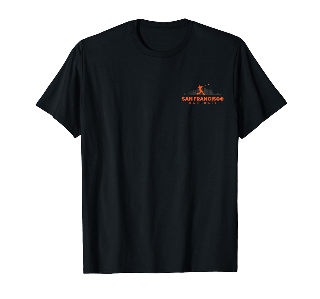 San Francisco Baseball Pocket City Skyline T-Shirt - Graphic Print Unisex - T-Shirt, Sweatshirt, Hoodie