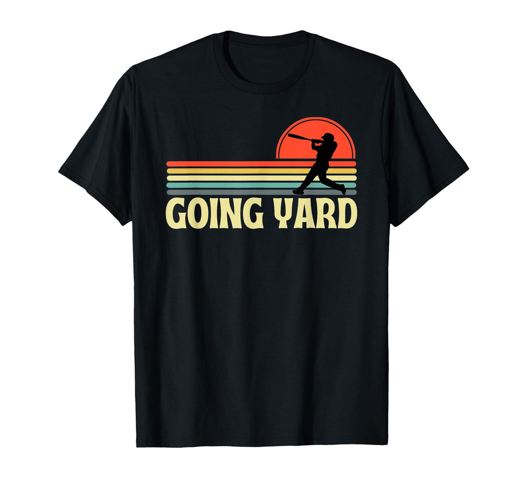Baseball Going Yard Base Ball Home T-Shirt - Minimalist Print for Adults - T-Shirt, Sweatshirt, Hoodie