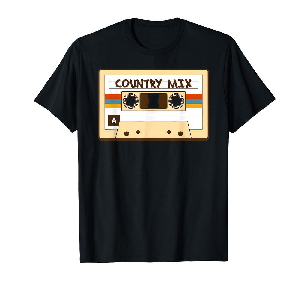 Country Music Cassette Tape T-Shirt - Aesthetic Graphic Men Women - T-Shirt, Sweatshirt, Hoodie