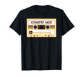 Country Music Cassette Tape T-Shirt - Aesthetic Graphic Men Women - T-Shirt, Sweatshirt, Hoodie
