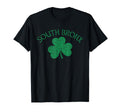 South Bronx Irish Text And Shamrock T-Shirt - Custom Art Print Unisex - T-Shirt, Sweatshirt, Hoodie