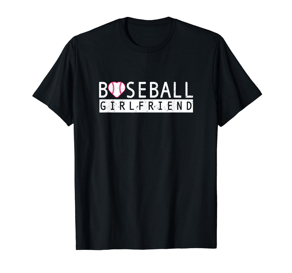 Baseball Girlfriend Gift Baseball T-Shirt - Custom Art Print for Adults - T-Shirt, Sweatshirt, Hoodie