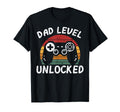 Fathers Day Gamer Dad Level Unlocked T-Shirt - Aesthetic Graphic Men Women - T-Shirt, Sweatshirt, Hoodie