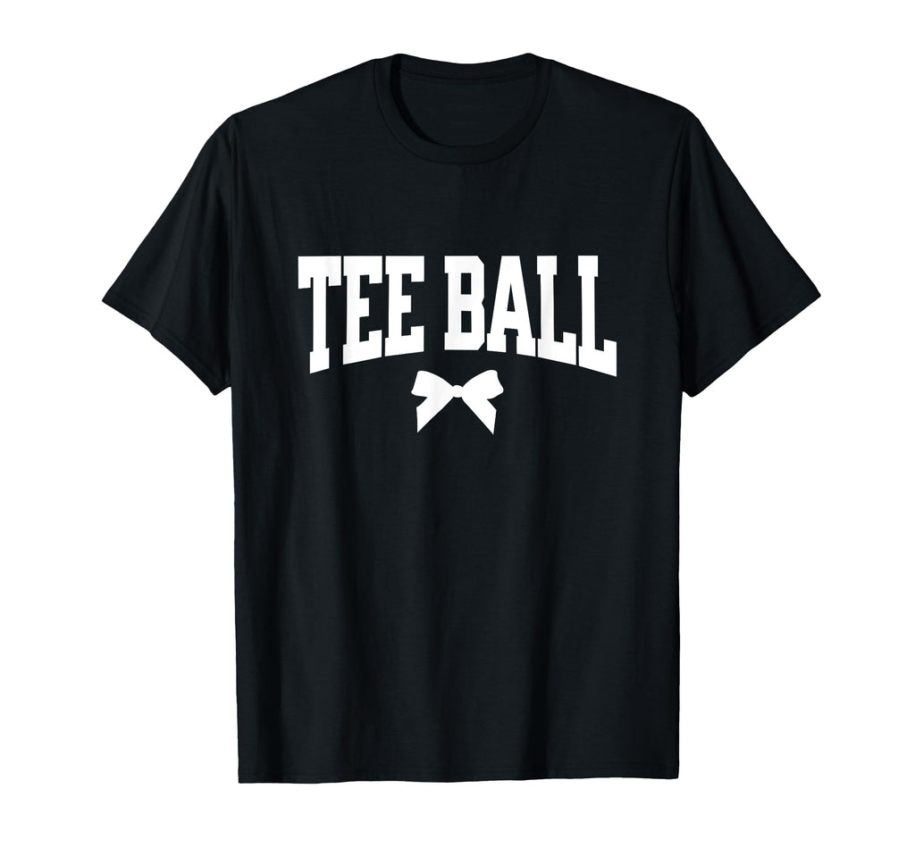 Ball Bow Gift T Ball Player Baseball T-Shirt - Casual Everyday Wear Unisex - T-Shirt, Sweatshirt, Hoodie