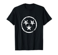 Distressed Looking Tennessee Tri Star T-Shirt - Fun Novelty Design Unisex - T-Shirt, Sweatshirt, Hoodie