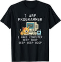 Funny Coder and Cat Owner - Adult & Kids T-Shirts, Sweatshirts & Hoodies apparel design preview 1