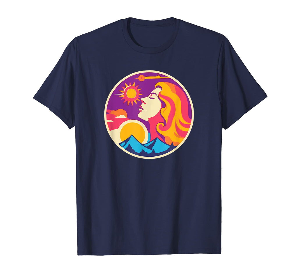 Groovy Mountain Mama Hippie 60S T-Shirt - Graphic Print Men Women - T-Shirt, Sweatshirt, Hoodie