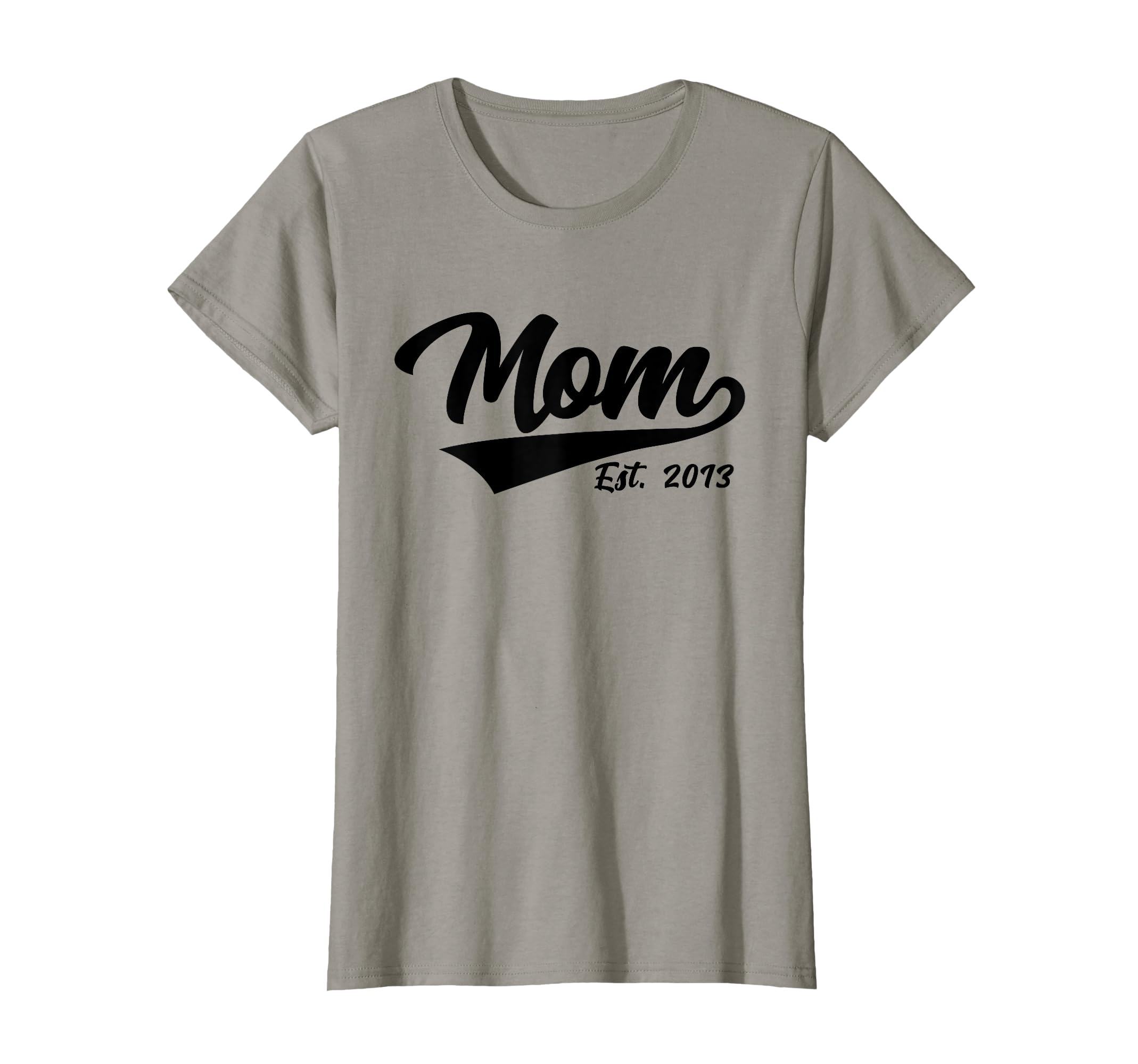 Funny Baseball Mothers Mom Est 2013 T-Shirt - Minimalist Print Men Women - T-Shirt, Sweatshirt, Hoodie