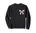 Baseball Bow Baseball Mom Mama Sweatshirt - Custom Art Print for Adults - T-Shirt, Sweatshirt, Hoodie