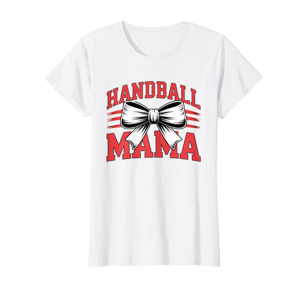 Handball Mama Coquette Bow Game Day T-Shirt - Unique Graphic Unisex - T-Shirt, Sweatshirt, Hoodie