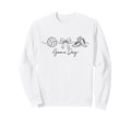 Game Day Volleyball Mom Ball Bow Sweatshirt - Minimalist Print Unisex - T-Shirt, Sweatshirt, Hoodie