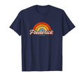Frederick Maryland Md Rainbow 70S T-Shirt - Novelty Apparel Men Women - T-Shirt, Sweatshirt, Hoodie
