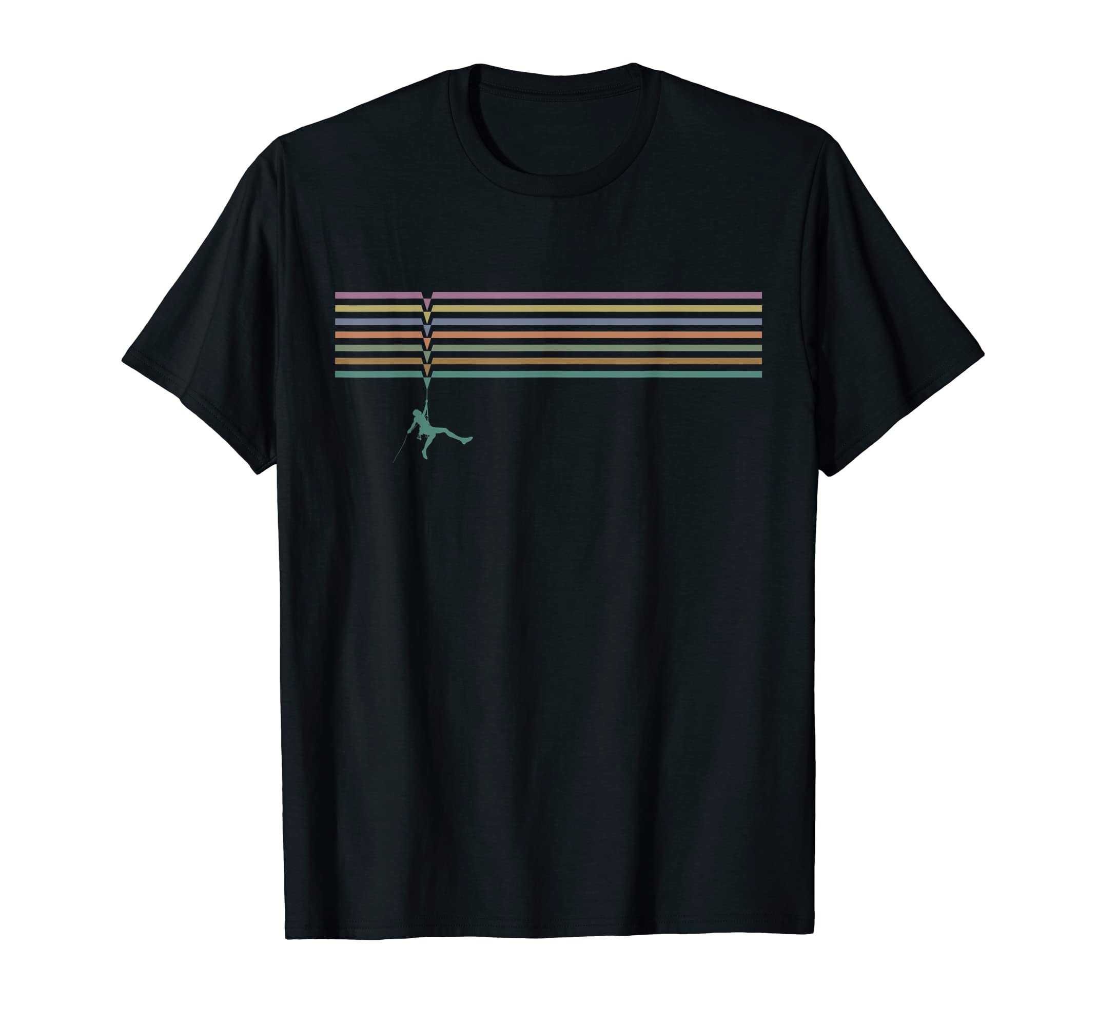 Hanging Rock Climber Climbing T-Shirt - Streetwear Style Unisex - T-Shirt, Sweatshirt, Hoodie